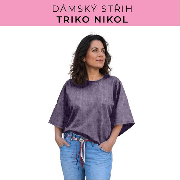 Dámský střih -  triko Nikol