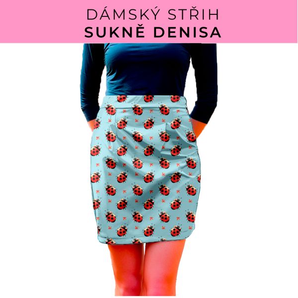 Dámský střih - Dámská sukně Denisa