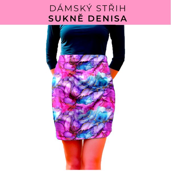 Dámský střih - Dámská sukně Denisa