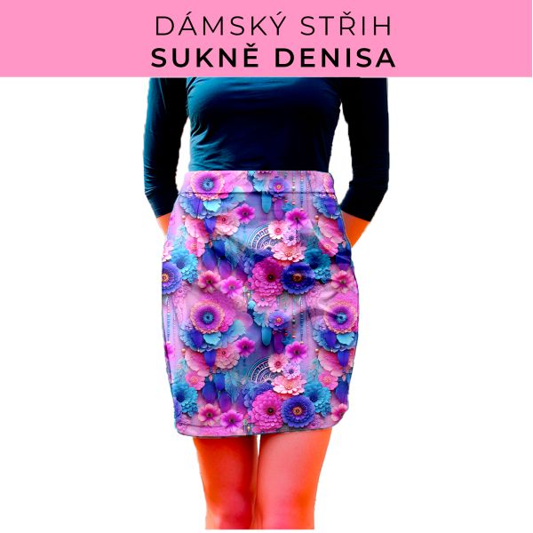 Dámský střih - Dámská sukně Denisa