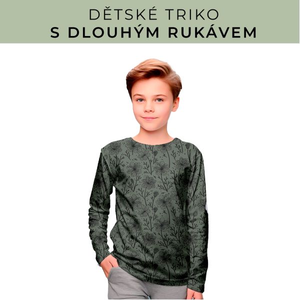 DĚTSKÝ střih - triko dlouhý rukáv