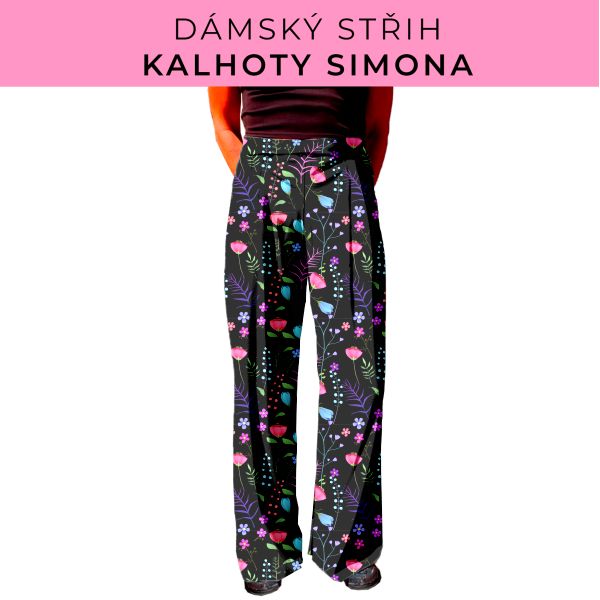 Dámský střih - kalhoty Simona