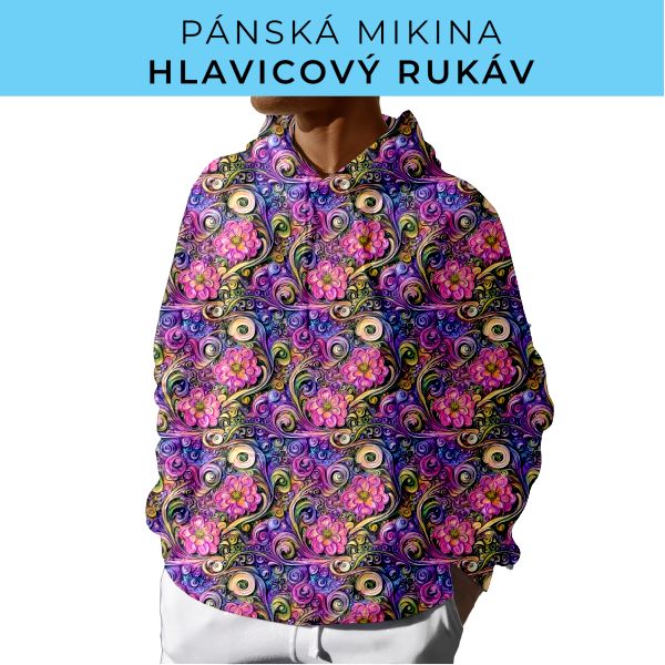 PÁNSKÝ střih - mikina s kapucí