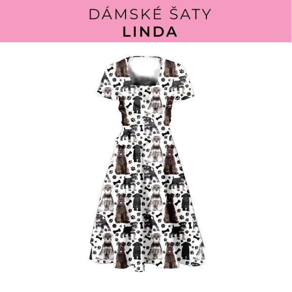 DÁMSKÝ střih - šaty Linda