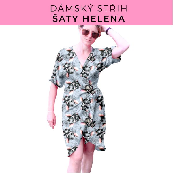 Dámský střih na šaty  Helena