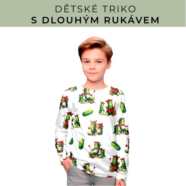 DĚTSKÝ střih - triko dlouhý rukáv