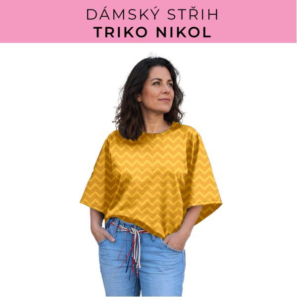 Dámský střih -  triko Nikol