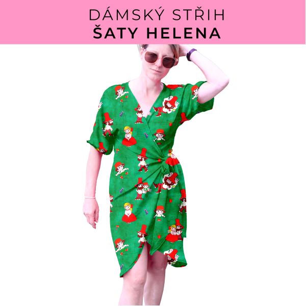 Dámský střih na šaty  Helena