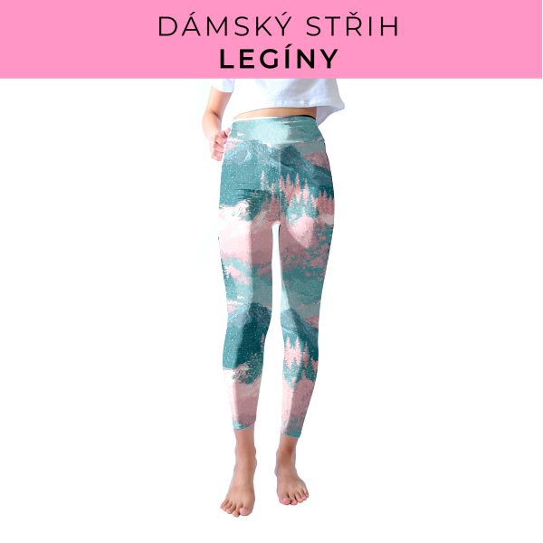 DÁMSKÝ střih - legíny SPORT - SLIM FIT