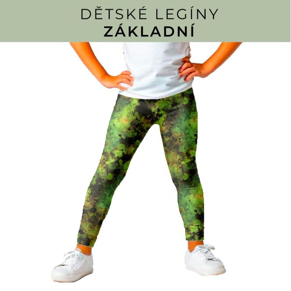 DĚTSKÝ střih - legíny základní