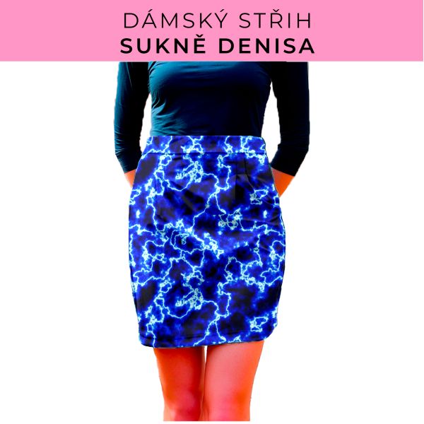 Dámský střih - Dámská sukně Denisa