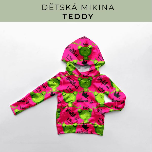 DĚTSKÝ střih - Mikina Teddy