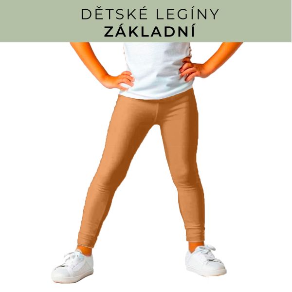 DĚTSKÝ střih - legíny základní