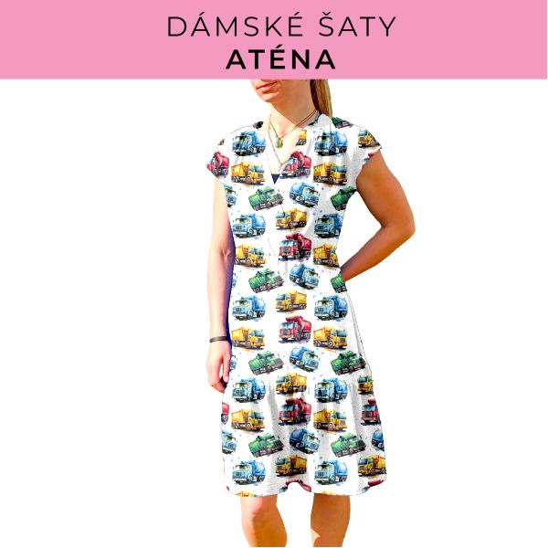 DÁMSKÝ střih - šaty Aténa