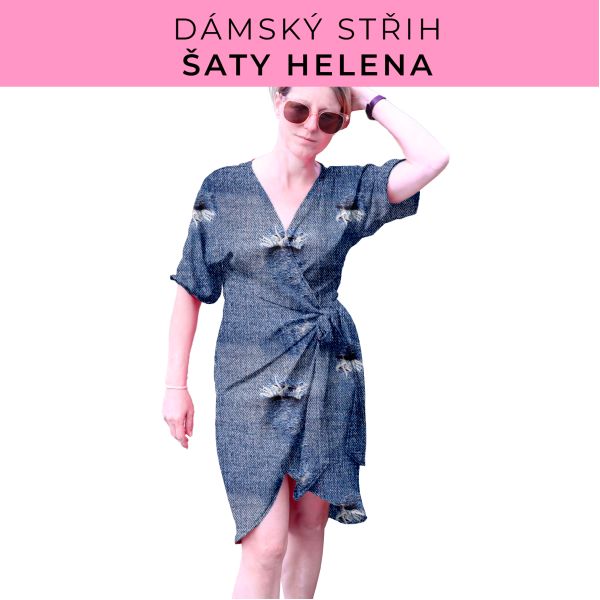 Dámský střih na šaty  Helena