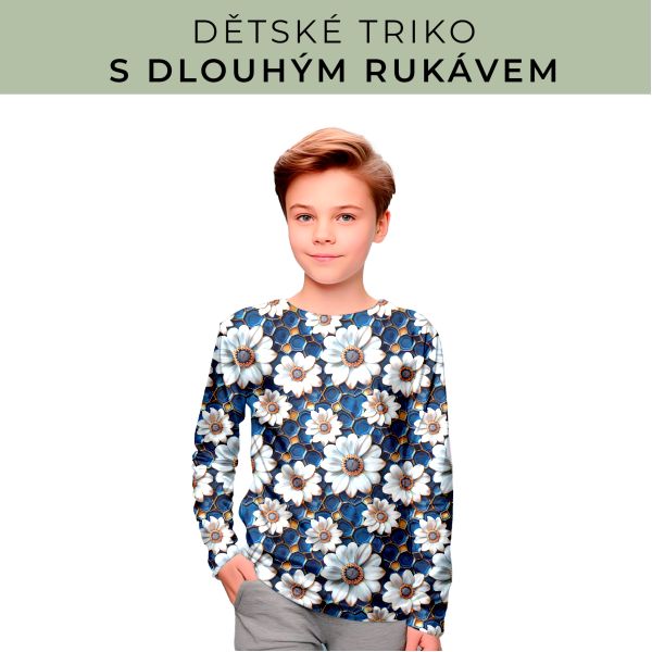 DĚTSKÝ střih - triko dlouhý rukáv