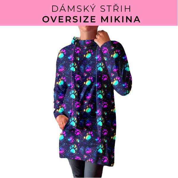 DÁMSKÝ střih - Oversize mikina