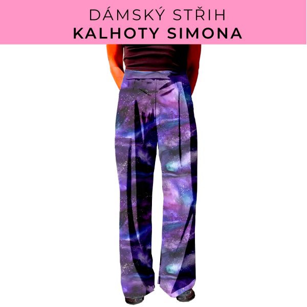 Dámský střih - kalhoty Simona