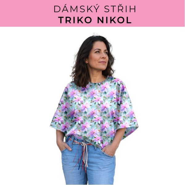 Dámský střih -  triko Nikol