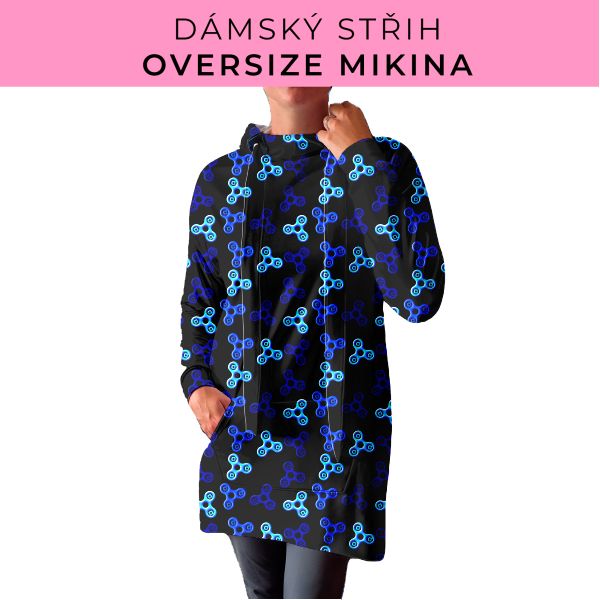 DÁMSKÝ střih - Oversize mikina