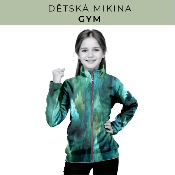 Dětská střih - mikina GYM