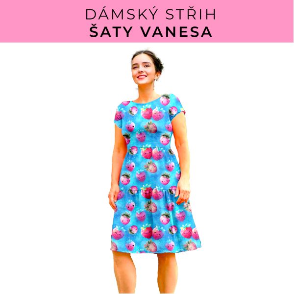 Dámský střih šaty Vanesa