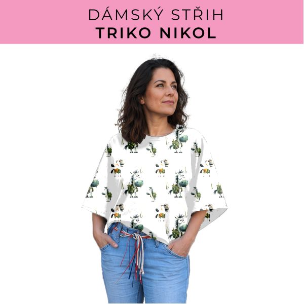 Dámský střih -  triko Nikol