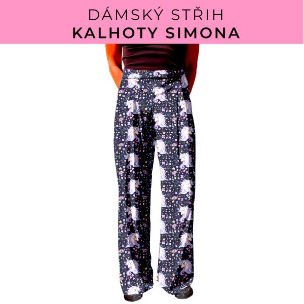 Dámský střih - kalhoty Simona