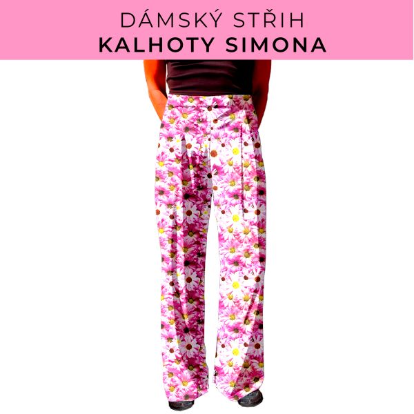 Dámský střih - kalhoty Simona