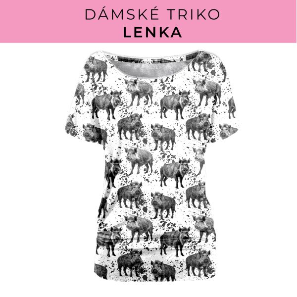 DÁMSKÝ střih - Triko Lenka