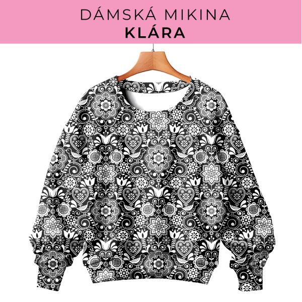DÁMSKÝ střih - mikina Klára