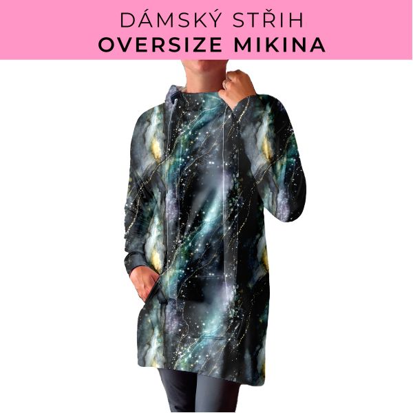 DÁMSKÝ střih - Oversize mikina