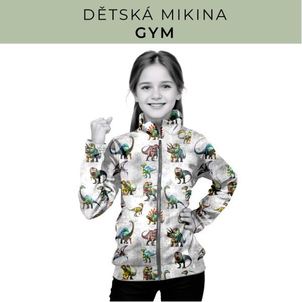Dětská střih - mikina GYM