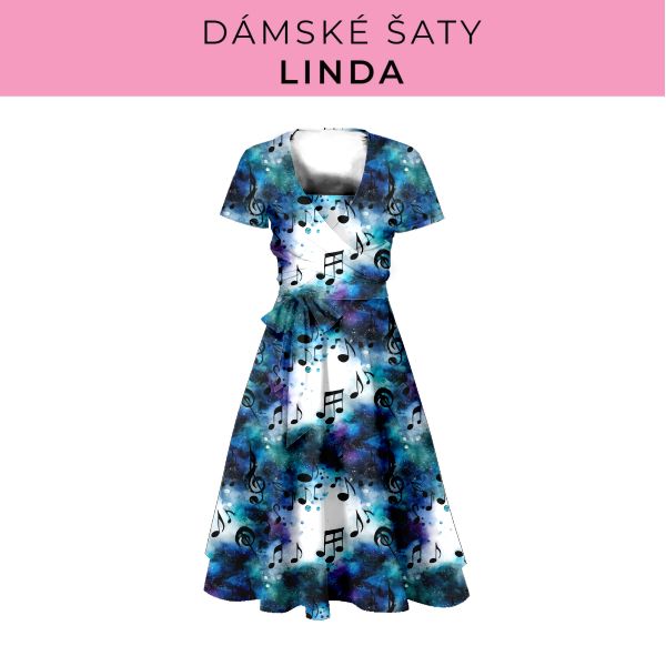 DÁMSKÝ střih - šaty Linda