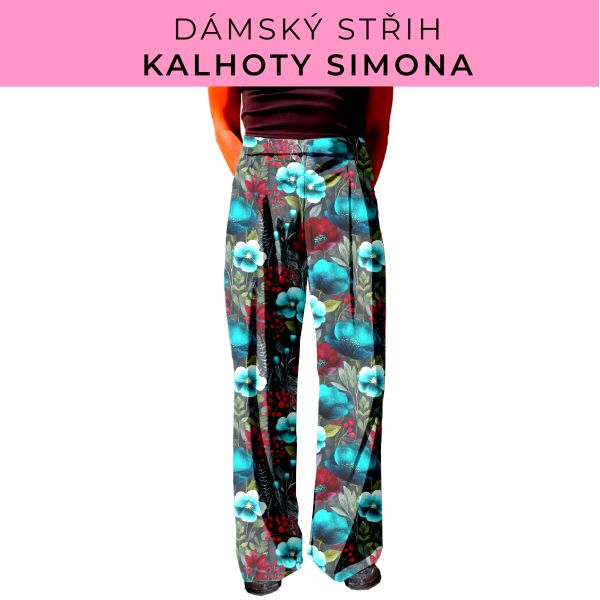 Dámský střih - kalhoty Simona