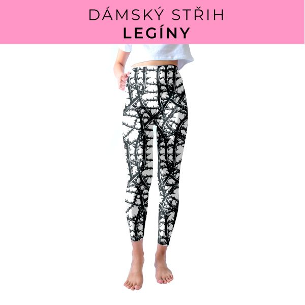 DÁMSKÝ střih - legíny SPORT - SLIM FIT