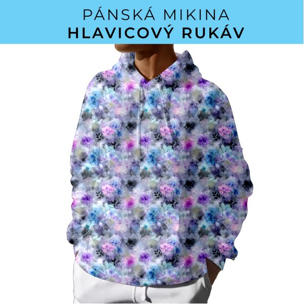 PÁNSKÝ střih - mikina s kapucí
