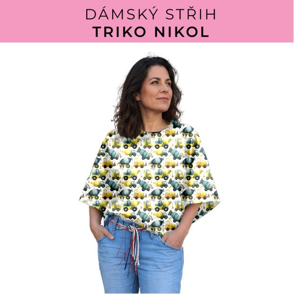 Dámský střih -  triko Nikol