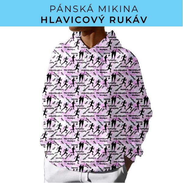 PÁNSKÝ střih - mikina s kapucí
