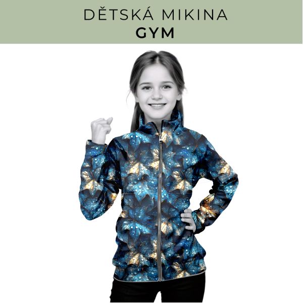 Dětská střih - mikina GYM