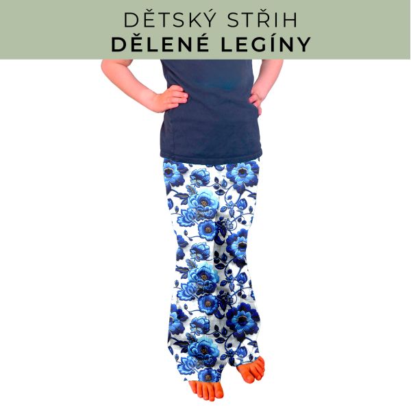 Dětský střih - Dělené legíny