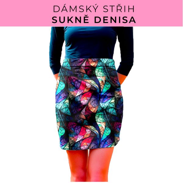 Dámský střih - Dámská sukně Denisa