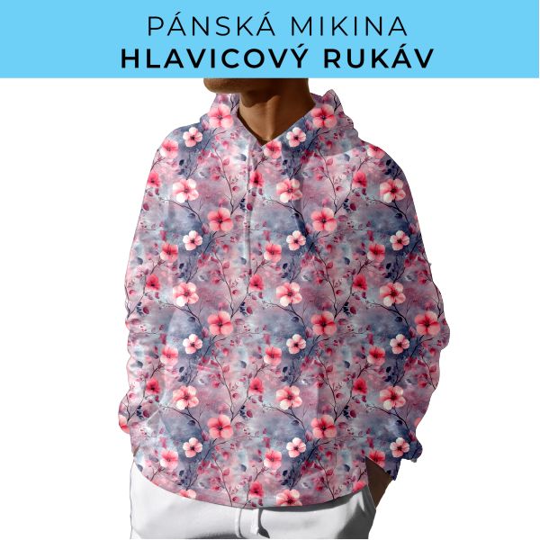 PÁNSKÝ střih - mikina s kapucí