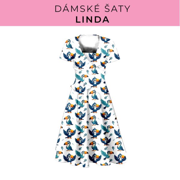 DÁMSKÝ střih - šaty Linda