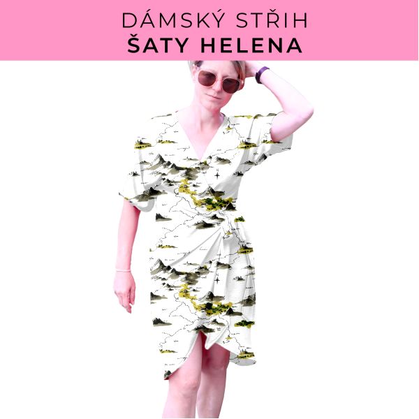 Dámský střih na šaty  Helena