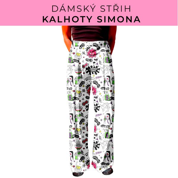 Dámský střih - kalhoty Simona