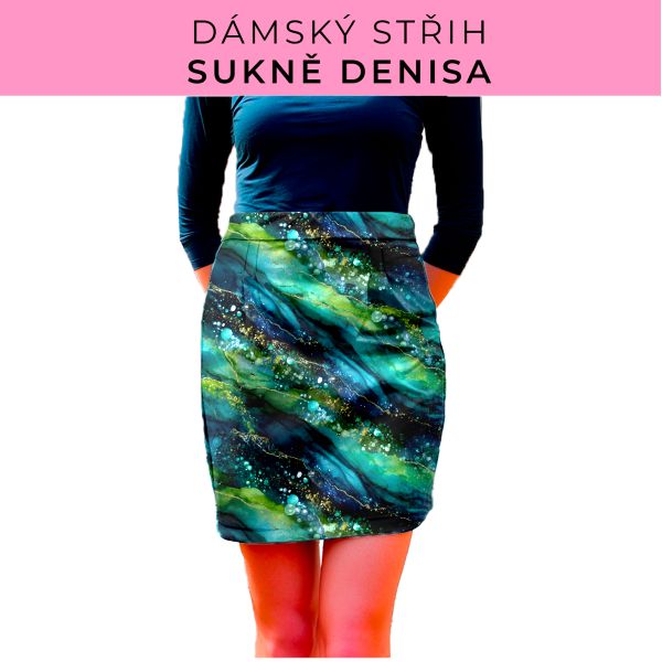 Dámský střih - Dámská sukně Denisa