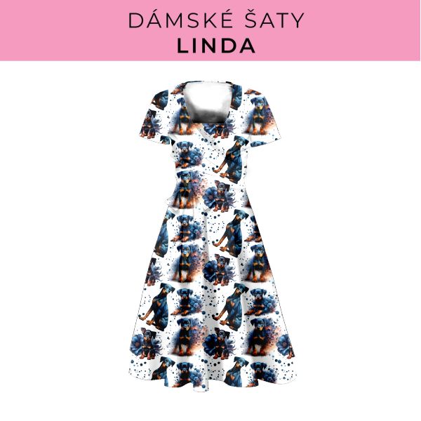 DÁMSKÝ střih - šaty Linda
