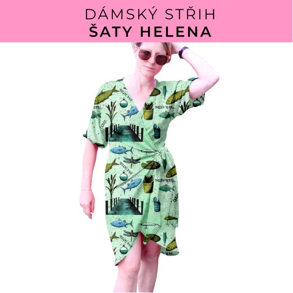 Dámský střih na šaty  Helena