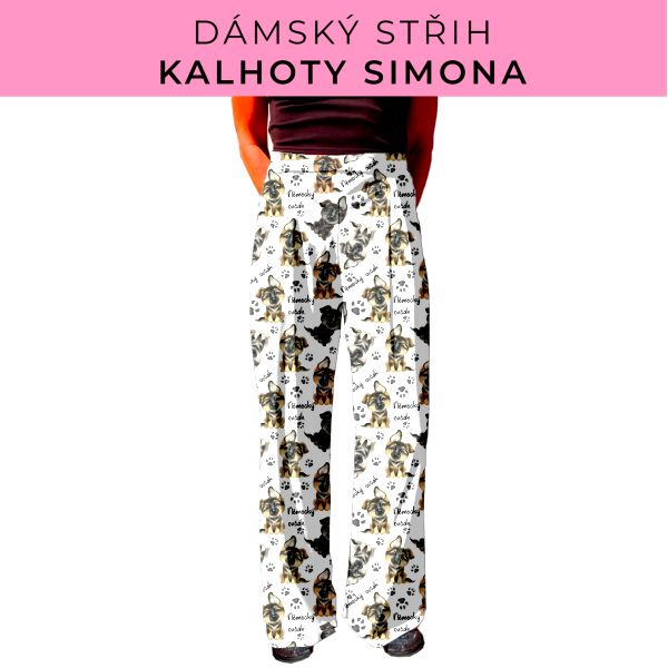 Dámský střih - kalhoty Simona